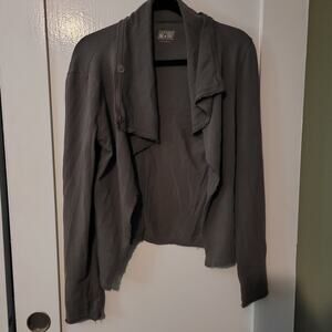 Converse Open Faced Vegan "It's Not Punk Rock to Eat Animals" Collared Cardigan